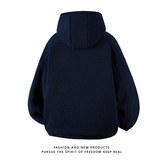 2025冬装羊羔毛棉衣连帽加厚加绒棉袄大码男装XZ415-YG1000P110，男装棉衣，星座415