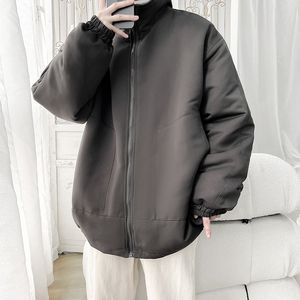 冬装新款2025港风冬装羊羔毛棉衣 立领男装棉袄 XZ415-M012P118图片
