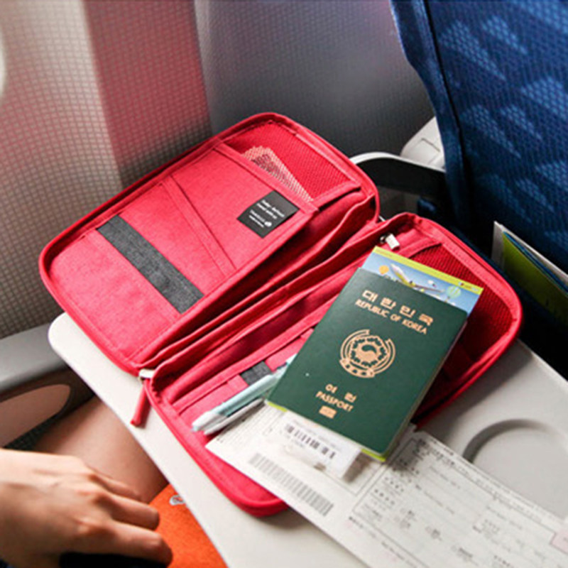 证件收纳包大容量护照保护套多功能旅行出国便携旅游可爱机票夹套