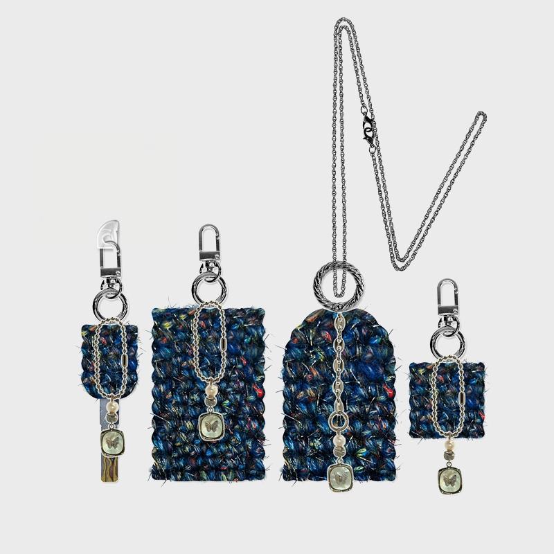 原创优雅钥匙扣耳机套包挂卡套