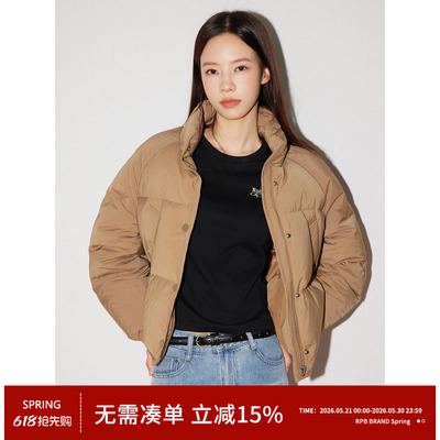 RPBBRAND休闲短款立领羽绒服