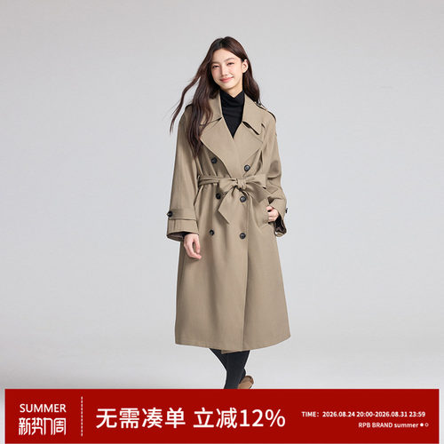 廓形风衣外套RPBBRAND经典大翻领