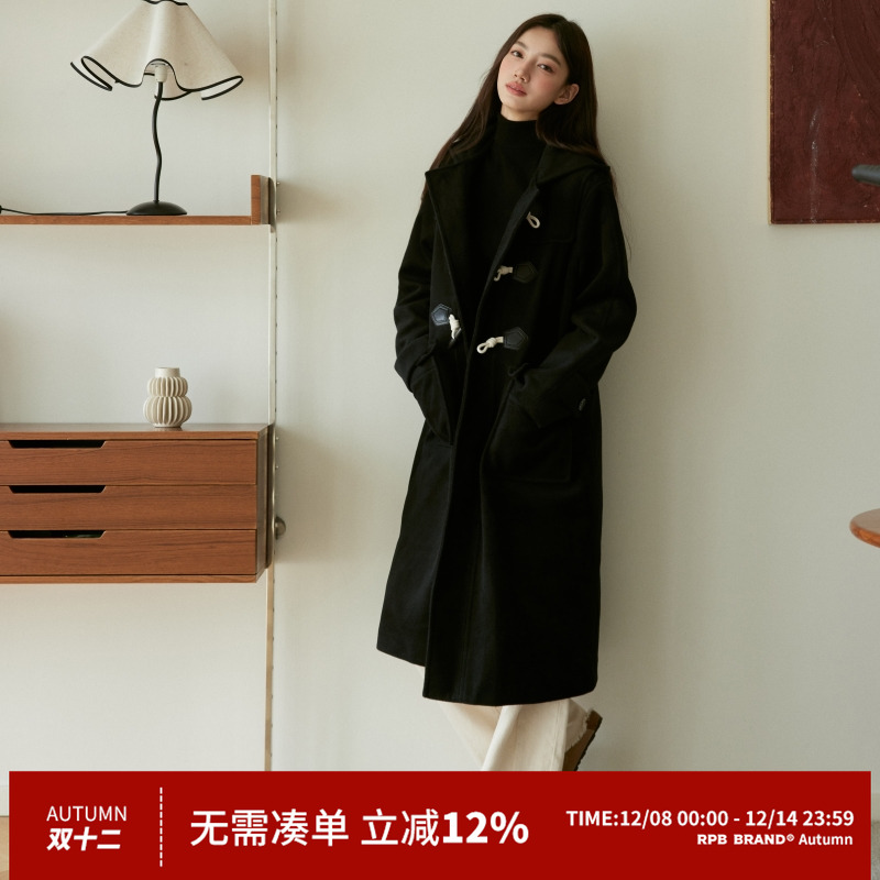 长款RPBBrand甜美毛呢大衣