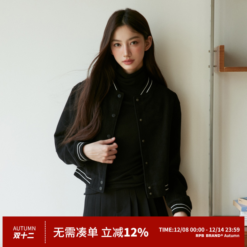RPBBRAND刺绣学院等秋季棒球服