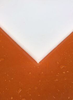 白色冲板pp板垫板皮革打孔塑料板刀模胶板下料机abs板DIY手工皮具