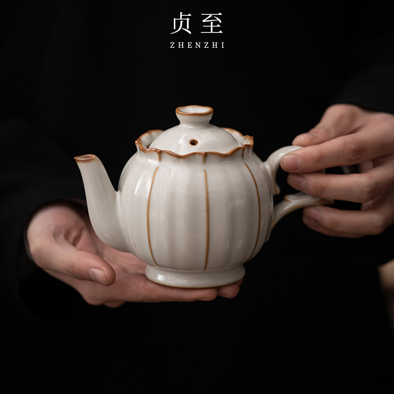 柏韵复古陶瓷中式茶壶