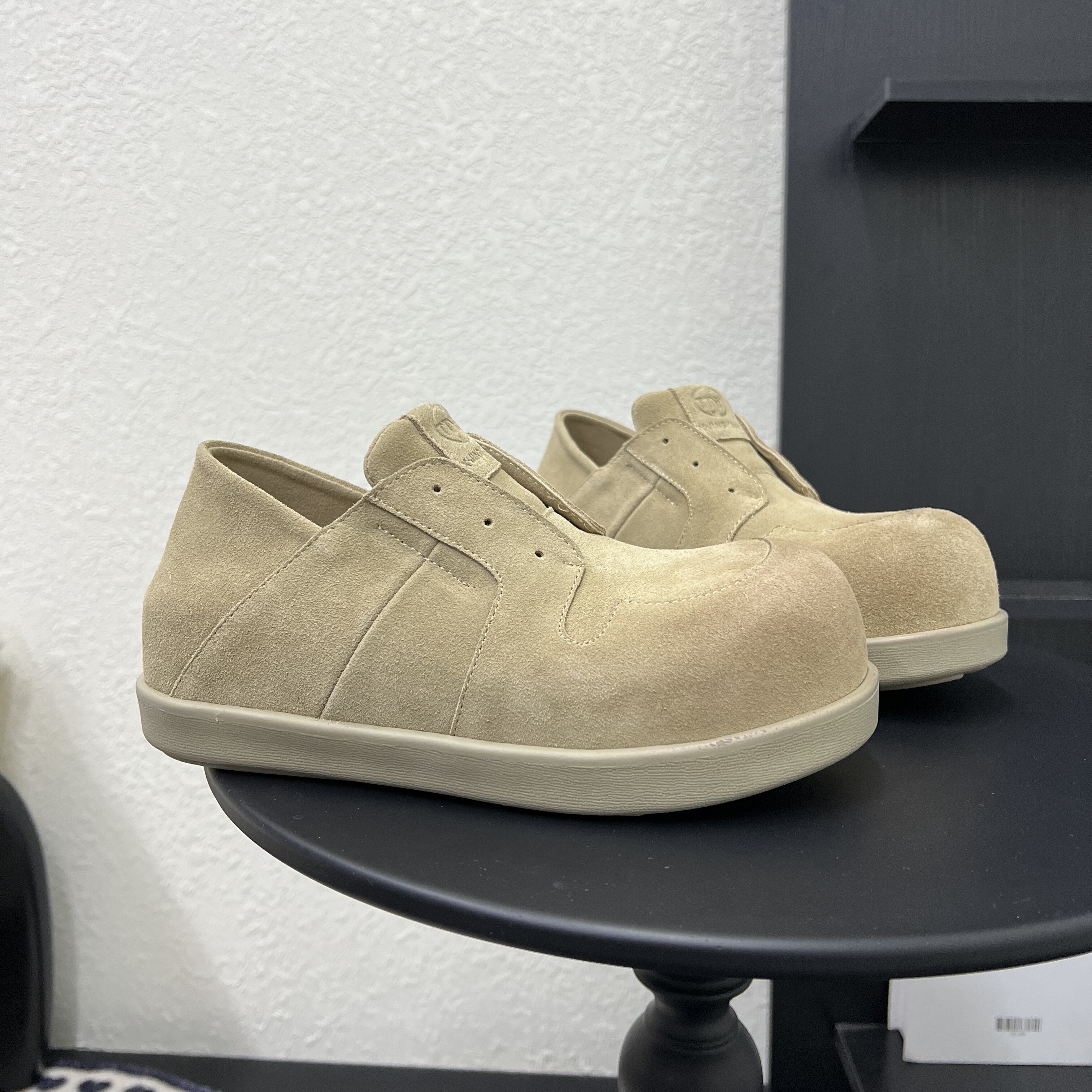 小众设计磨砂皮平底内增高休闲鞋女2026春季新款一脚蹬懒人鞋单鞋,女鞋,深口单鞋,淘宝优惠券,粉丝福利购,淘宝优惠卷