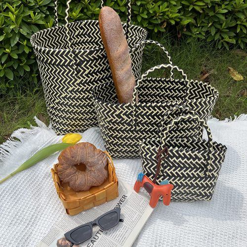 手提包编织包编织简约大容量