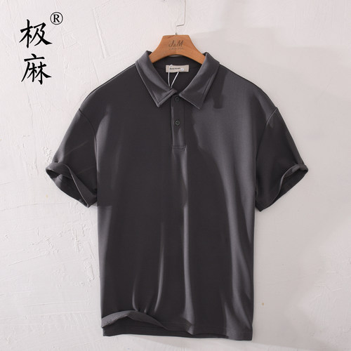 复古基础百搭休闲短袖Polo衫