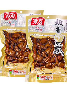 正宗有友椒香泡椒凤爪136g重庆特产微辣泡椒鸡爪鸡脚办公室零食