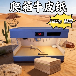 爬宠虫pvc饲养箱牛皮纸加厚A46盒守宫柜鬃狮蜥蜴物蛇专用瓦楞垫材