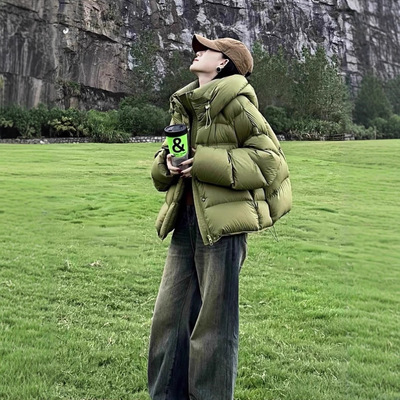 晋江羽绒棉服女款冬季新款