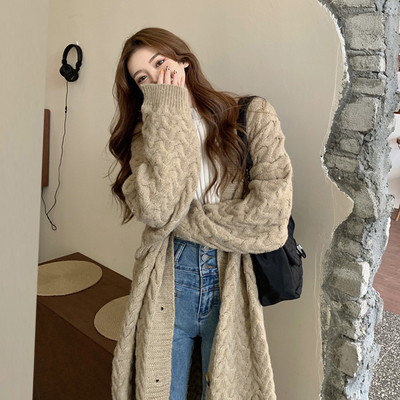 中长款毛衣女秋冬外穿