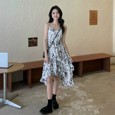 150小矮个子法式温柔风连衣裙女