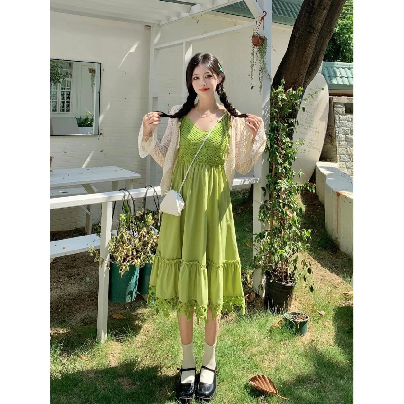 无袖抹胸吊带连衣裙女夏季