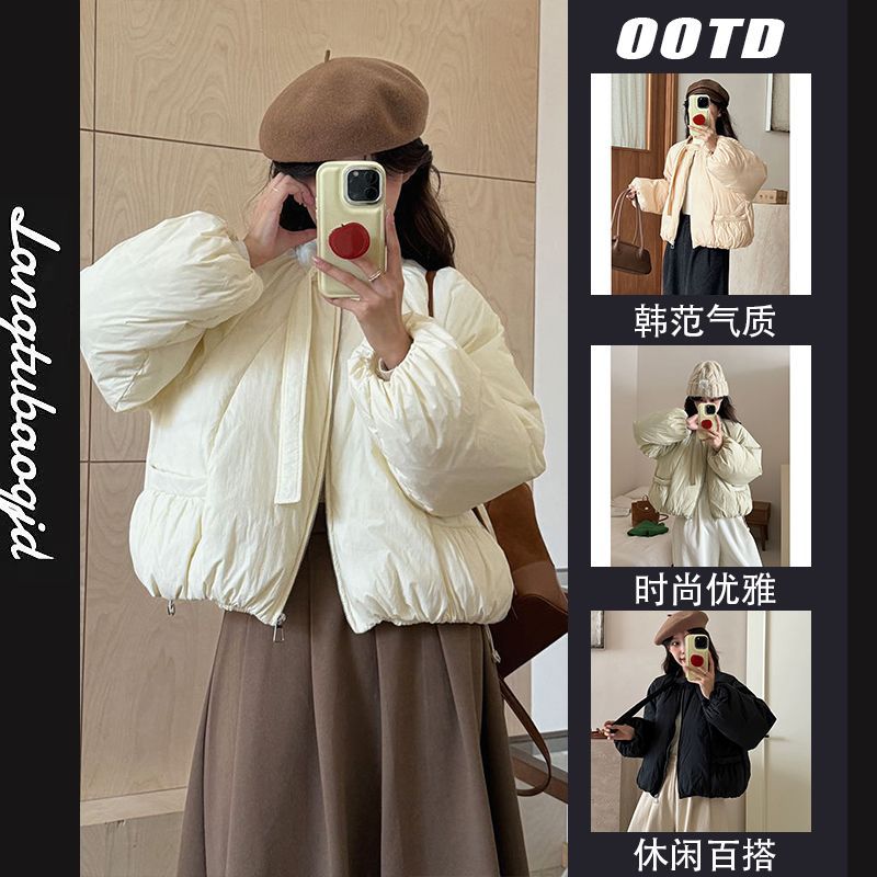 小个子短款面包服女冬季保暖