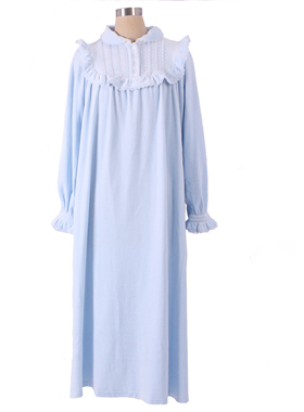 公主风睡裙宫廷睡衣复古连衣裙甜美可爱长裙秋冬加厚家居服704091