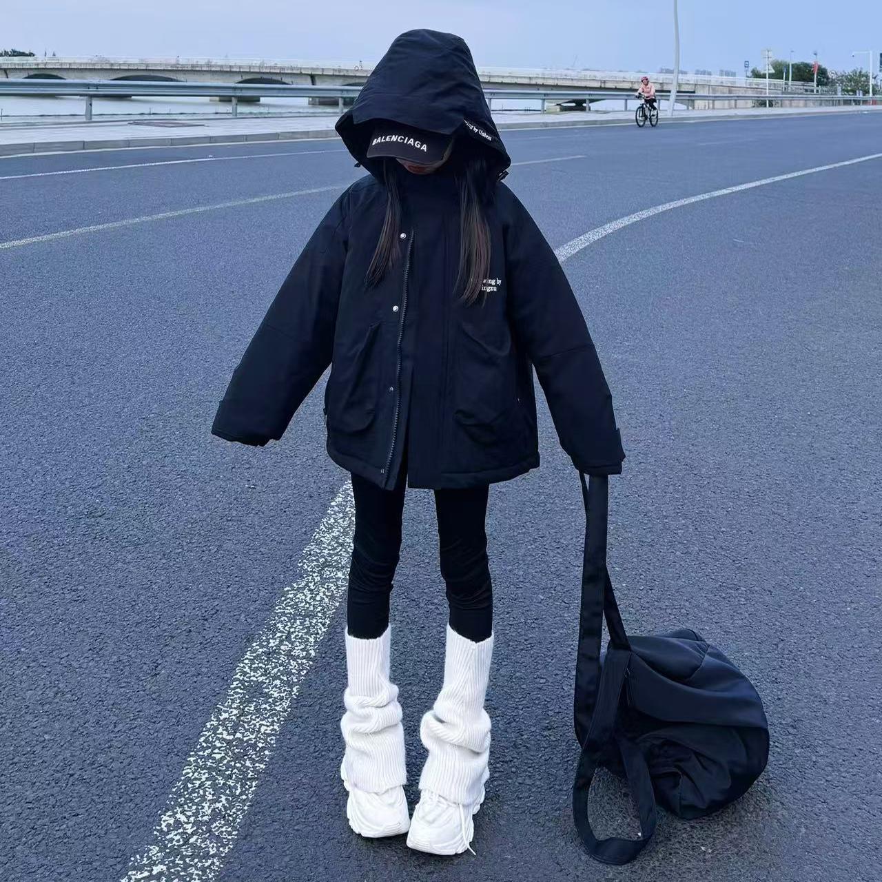 男童外套洋气冲锋衣痞帅秋冬装