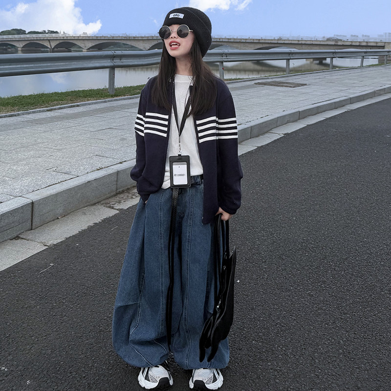 童装女童秋冬毛衣外套2025新款中大童立领儿童针织韩版开衫毛线衣,童装/婴儿装/亲子装,毛衣/针织衫,淘宝优惠券,粉丝福利购,淘宝优惠卷