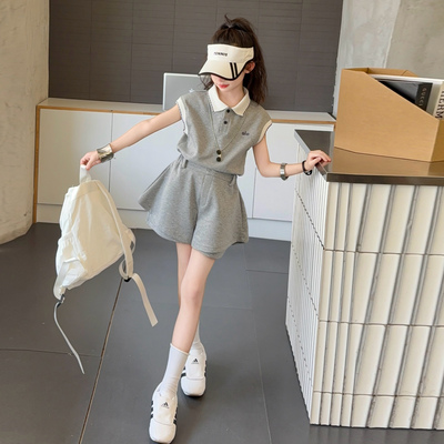 女童夏装套装2026新款