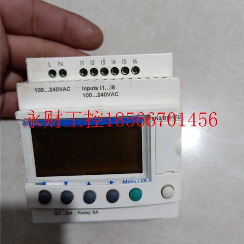 议价V施耐德 SR3 SRB101FU 逻辑控制器 AC1300-2HRY40原装机拆￥