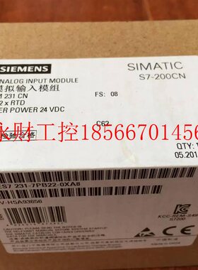 议价6ES7231-7PB22-0XA8西门子S7-200CN模块6ES7231-7PB22-OXA8￥