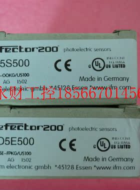 议价全新原装正品IFM易福门 O5S500 05S500 O5S-OOKG/US100 现￥