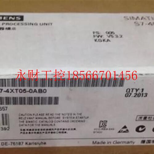 议价6ES74174XT050AB0西门子CPU417-4中央处理单元6ES7417-4XT0￥