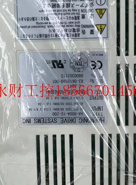议价原装拆机HD哈默纳科伺服驱动器HA-800A-1C-200￥