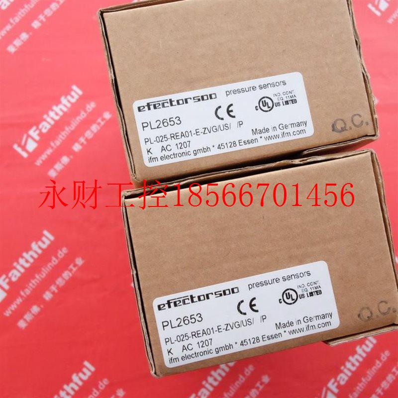 议价IFM PL2653 易福门压力传感器 PL-025-REA01-E-ZVG/US/ /P￥