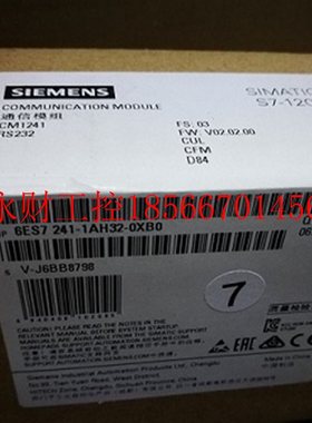 议价6ES7241-1AH32-0XB0西门子通讯模块6ES72411AH320XB0 1241 ￥