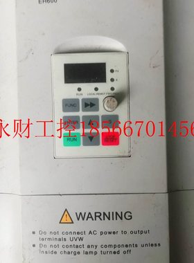 议价西变林频EH600系列EH64NUT0A7.G/11PB 器7.5KW原装拆机5不￥