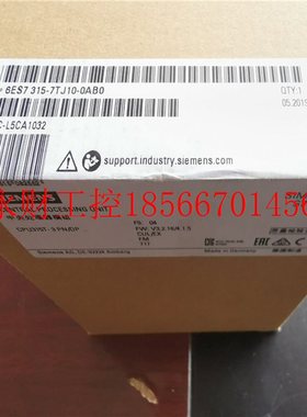 议价6ES73157TJ100AB0原装S7-300CPU315T-3模块 6ES7315-  7TJ1￥