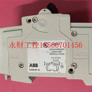 3P0.A国产小型断路器空5气关S203S203UPUP 议价德ABB开 K0.5A￥