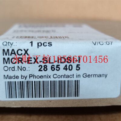 议价菲尼克斯信号隔离器2865405 MCR-EX-SL-IDSI-I￥