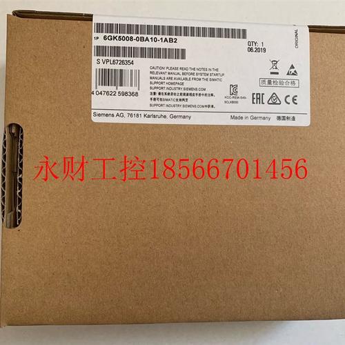 议价6GK5008-0BA00-1AB2西门子XB008 工业以太网交换机非网管型￥