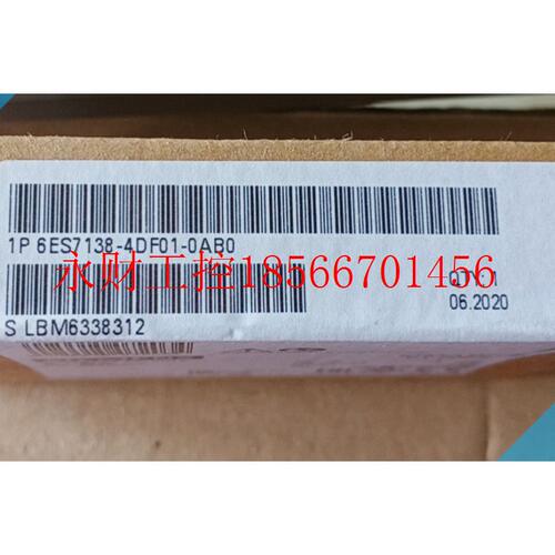 议价6ES7138-6CG00-0BA0西门子ET200模块6ES71386CG000BA0/OBAO￥
