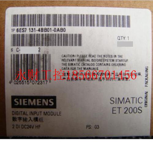 议价6ES7131-4BB01-0AB0 ET200S电子模块 6ES7 131-4BBO1-OABO￥