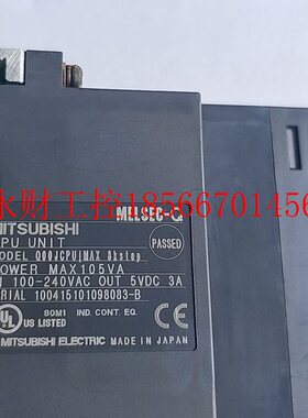 议价**原装 MITSUBISHI 三菱 Q00JCPU   IMAX 实物拍摄 成色新 ￥