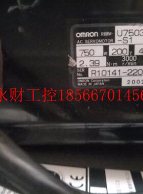 议价安川伺服电机SGGM0L-08AF1SGM4 SM-086A312 8V314 SGM-08A3￥