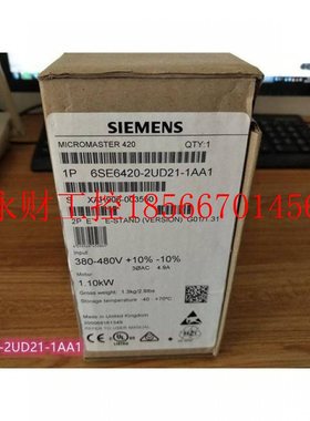 议价6SE6440-2UD37-5FB1MM440变频器75KW6SE64402UD375FB1原装￥