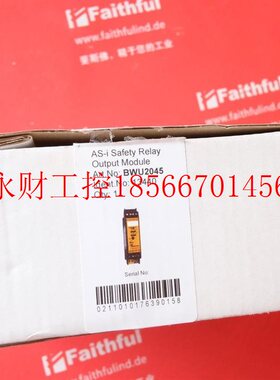 议价Bihl+Wiedemann BWU2045 必威AS-i安全继电器输模块￥