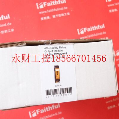 议价Bihl+Wiedemann BWU2045 必威AS-i安全继电器输模块￥