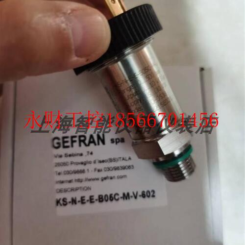 议价原装GEFRAN杰佛伦压力传感器KS-N-E-E-B03C-M-V 300bar正品￥
