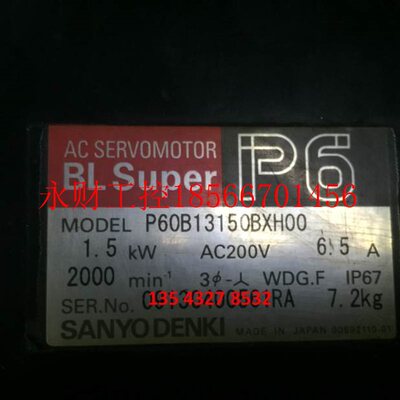 议价SANYO DENKI三洋伺服电机P60B18450RXASA专业维修销售马达￥