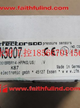 议价Ifm PN5007 易福门压力传感器 PN-001BRBR14-HFPKG/US/ /V￥