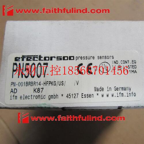议价Ifm PN5007 易福门压力传感器 PN-001BRBR14-HFPKG/US/ /V￥