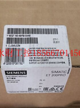 议价6ES7143-4BF50-0AA0西门子ET200PRO的电子模块6ES7143-4BF5￥