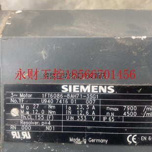 议价西门子伺服电机1ft6086 3sg1￥ 8ah71