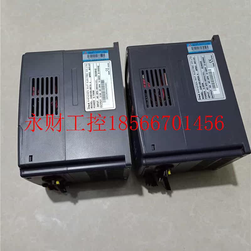 议价英威腾变频器CHE100 CHE100- 0R70G3-QMH4 0.75KW8V原装拆￥